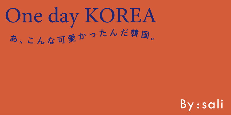 あ。こんな可愛かったんだ韓国。交通機関を使いこなす！