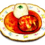 【クリスマスのディナーに！】思いを込めてじっくり煮込んだ「フレッシュトマトの煮込みハンバーグ」