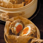 【累計12万部突破！】せいろ蒸しでヘルシーに！　見た目も華やかなスコッチエッグ